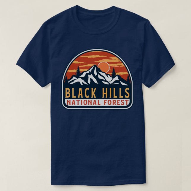 Nationalwald der Black Hills 4 T-Shirt (Design vorne)