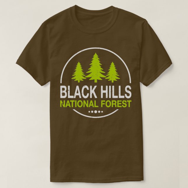 Nationalwald der Black Hills T-Shirt (Design vorne)