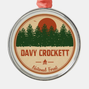 Nationalwald der Davy Crockett Ornament Aus Metall