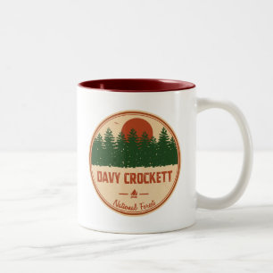 Nationalwald der Davy Crockett Zweifarbige Tasse