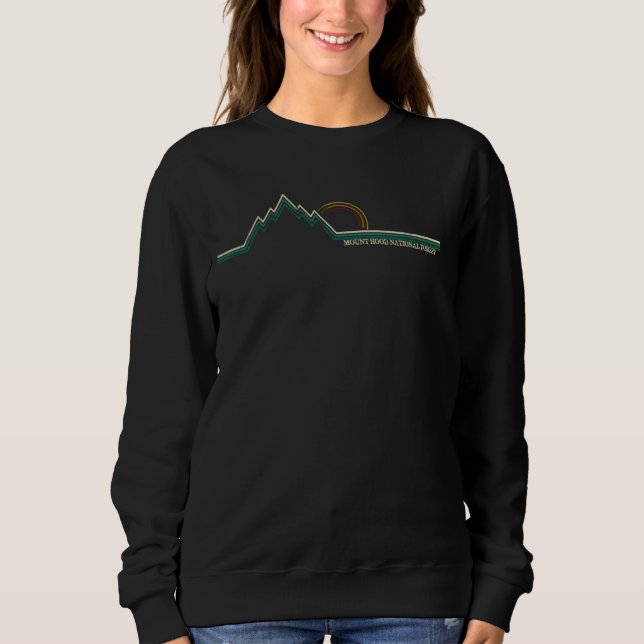 Nationalwald des Monte Hood (Oregon) Sweatshirt (Vorderseite)