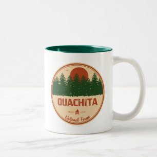 Nationalwald Ouachita Zweifarbige Tasse