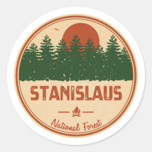 Nationalwald Stanislaus Runder Aufkleber