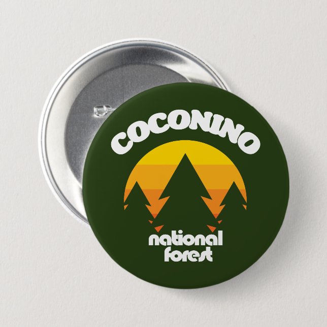 Nationalwald von Coconino Button (Vorne & Hinten)