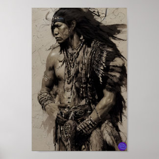 NATIVAMERIKANER 4 POSTER