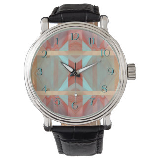 Native Abstract Backward Watch Armbanduhr