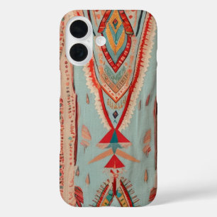 Native America Pattern iPhone 16 Hülle