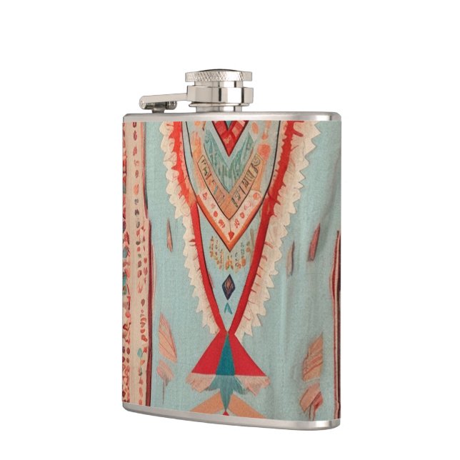 Native America Pattern Flachmann (Links)