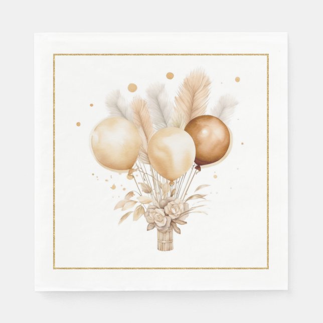 Native American Baby Paper Napkins Serviette (Vorderseite)