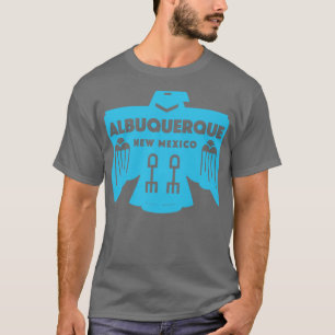 Native American Bird Albuquerque New Mexico Blue T-Shirt