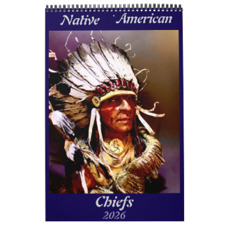 Native American Chiefs Calendar Kalender