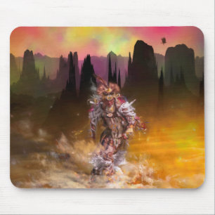 Native American Dancer ROLLING THUNDER Mousepad