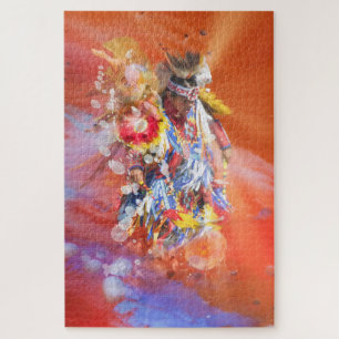 Native American DANCING WOLVES Puzzle