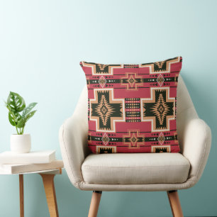 Native American Design Throw Kissen