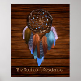 Native American Dreamcatcher Poster
