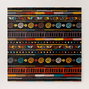 Native American Essenz: Ethnischer Vintage-Stil Puzzle