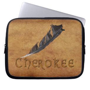 Native American Feather Laptop Sleeve von CHEROKEE