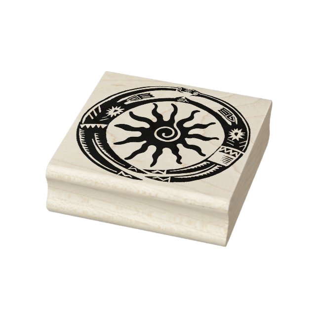 Native American Fertility Dance Design Briefmarke Gummistempel (Stempel)