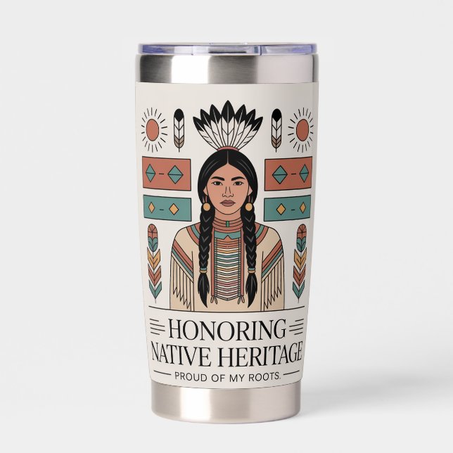 Native american heritage thermobecher (Vorderseite)