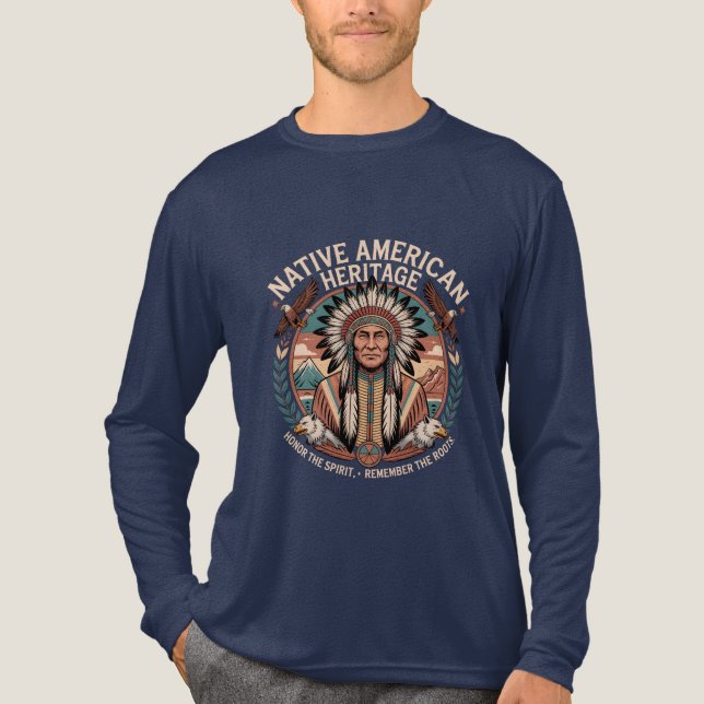 Native American Heritage  Tri-Blend Shirt (Vorderseite)