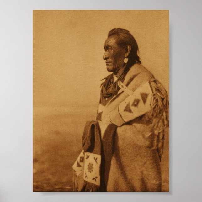 Native American Indian Blackfoot Art Print Poster (Vorne)