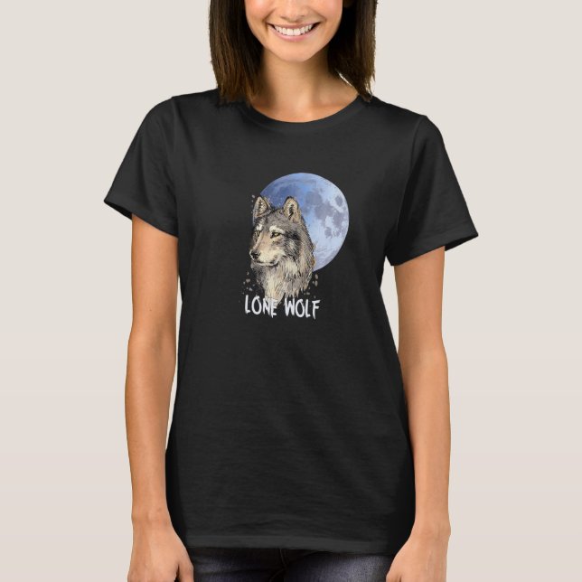 Native American Indigenous Tribe Wolf Wildlife Ill T-Shirt (Vorderseite)