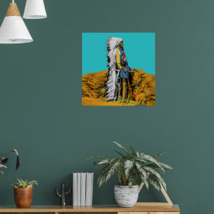 Native American Lakota Sioux Poster