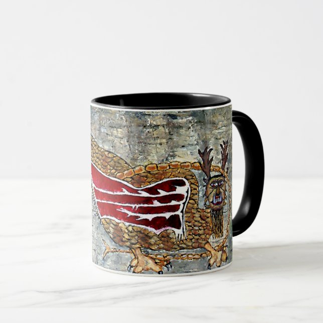 Native American Legend Piasa Bird Tasse (VorderseiteRechts)