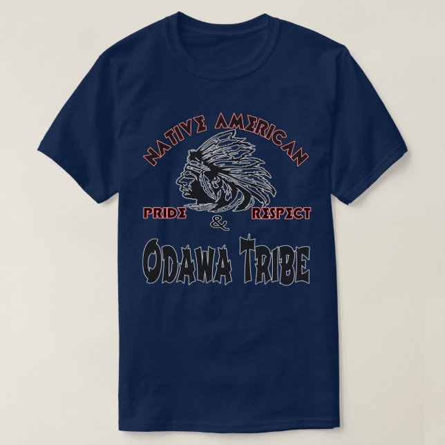 Native American Odawa Tribe  T-Shirt (Design vorne)