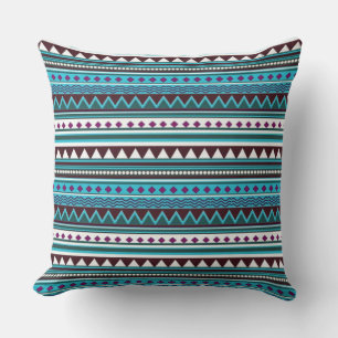 Native American Pattern Throw Pillow/Aztec Kissen