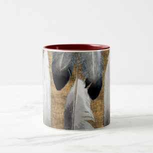 Native American Peace Feathers Designer Tasse