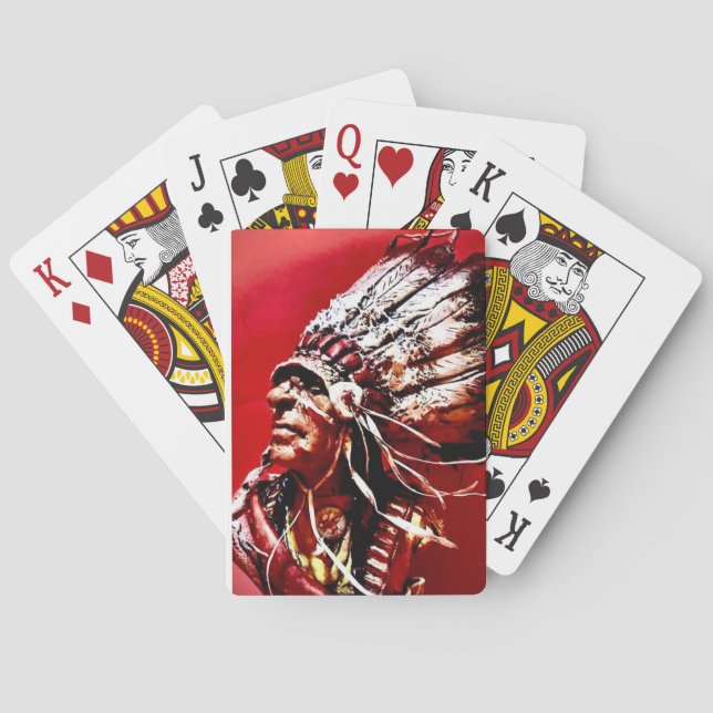 Native American Pride Classic Playing Cards Spielkarten (Rückseite)