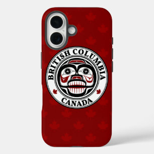 Native American Red Black Art Weull iPhone 16 Hülle