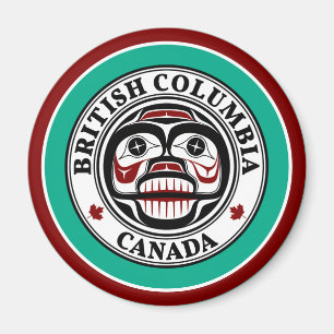 Native American Red Black Art Weull Magnet