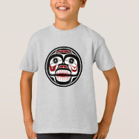 Native American Red Black Art Weull