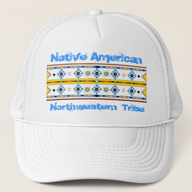 Native American Shoshone Hat Truckerkappe (Vorderseite)