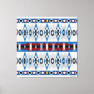 Native American Sioux Stretched Canvas Print Leinwanddruck