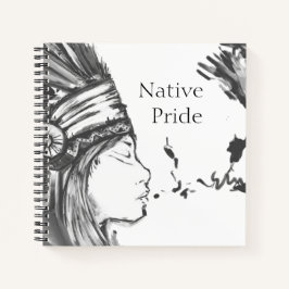 Native American Spiral Sketchbook Notizbuch