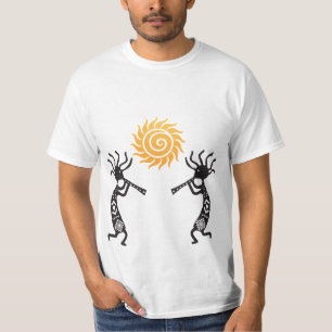 Native American Sun Kokopelli T - Shirt