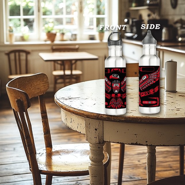 Native American Thunderbird Illustration Edelstahlflasche (Von Creator hochgeladen)