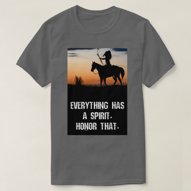 Native american wisdom 1  T-Shirt (Design vorne)