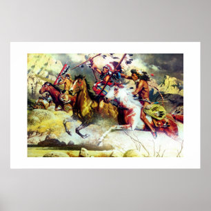 NATIVE AMERIKANISCHE UREINWOHNER - CHEYENNE POSTER