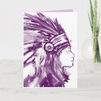 NATIVE AMERIKANISCHE UREINWOHNER FRAMAN ART BIRTHD