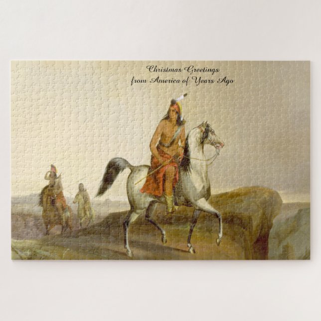 Native Amerikanische Ureinwohner Jigsaw Puzzle (Horizontal)