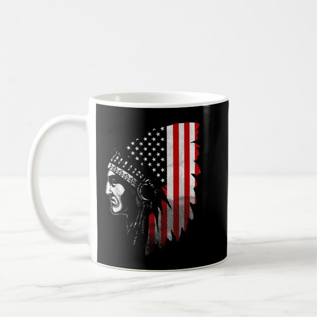 Native Amerikanische Ureinwohner Kaffeetasse (Links)