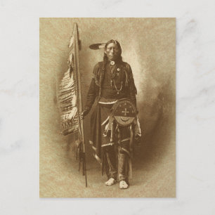 Native Amerikanische Ureinwohner Postkarte