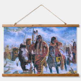 Native Amerikanische Ureinwohner Southwest Art Wal Wandteppich Mit Holzrahmen