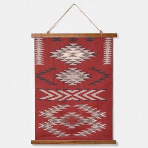 Native Amerikanische Ureinwohner Southwest Art Wal Wandteppich Mit Holzrahmen