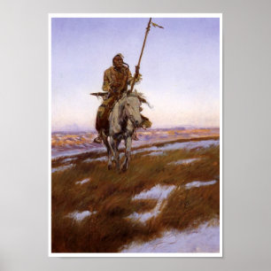 Native Amerikanische Ureinwohner Vintag Art Poster