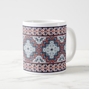 Native Amerikanischen Ureinwohners Navajo Pattern Jumbo-Tasse